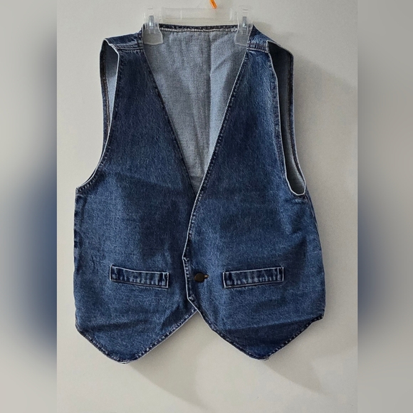 Jeans vest new blue denim color - Picture 1 of 6
